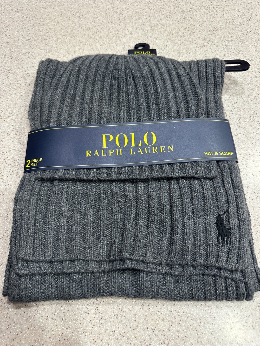 NWT Polo Ralph Lauren Beanie Hat & Scarf